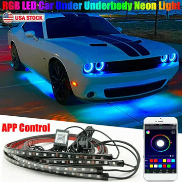 Car&Bikes RGB Atmosphere Light,  Foot Light - 2 pcs Unique Selection