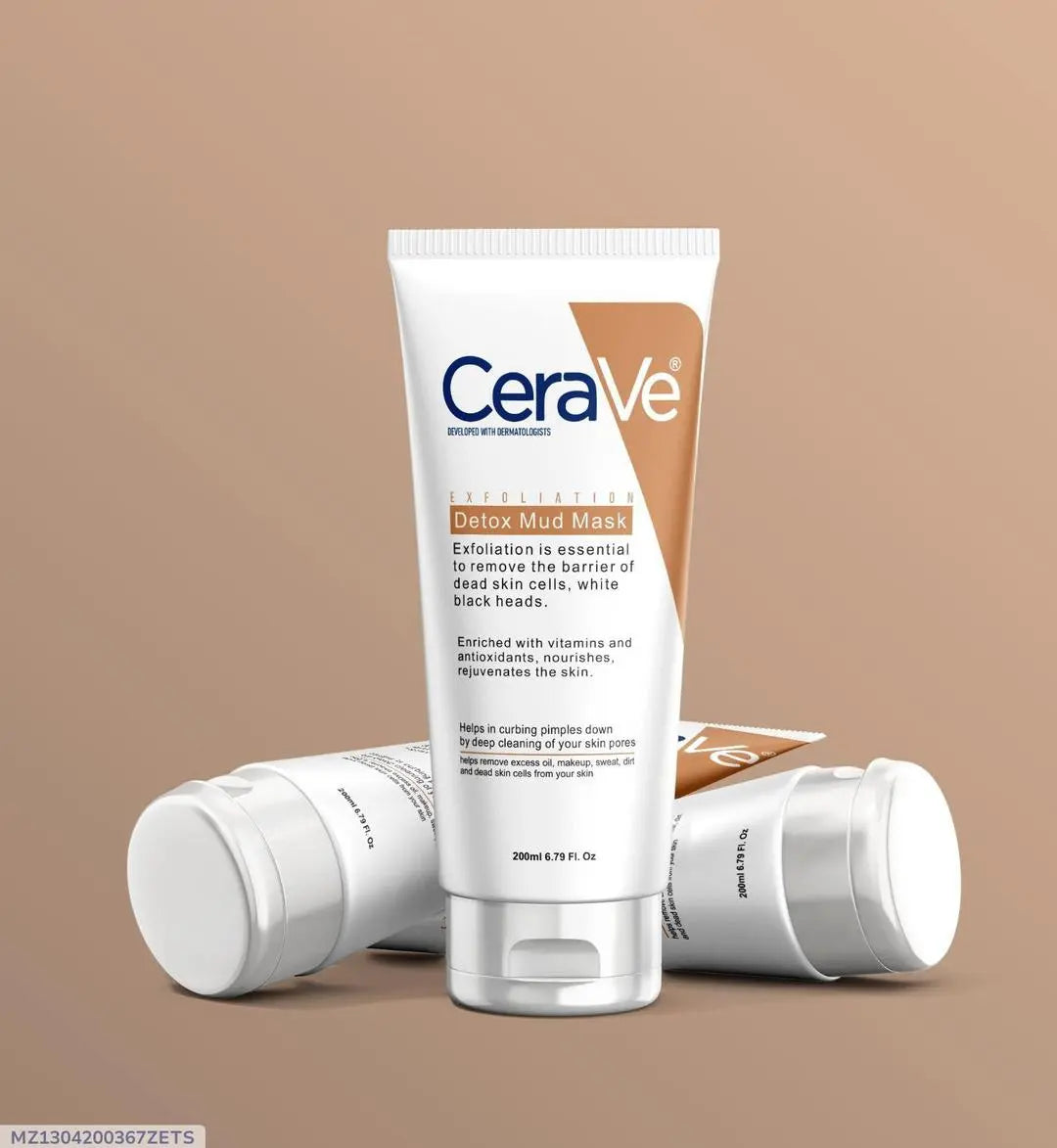 CeraVe Detox Mud Mask 200ml Anti-Aging Face Mask Herskin.PK